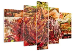 foto-obraz-akrylowy-duzy-tryptyk-spiaca-kobieta