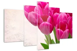 foto-obraz-akrylowy-duzy-tryptyk-rozowe-tulipany