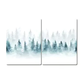 podkladka-szklo-2x40x52-las-choinki-swieta-snieg