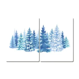 podkladka-szklo-2x40x52-choinki-snieg-swieta-zima