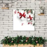 obraz-plotno-40x40-swieta-prezenty-ozdoby-galazki-sposob-wykonania-druk-cyfrowy