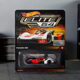hot-wheels-porsche-963-elite64-czerwony-wyscigowy-model