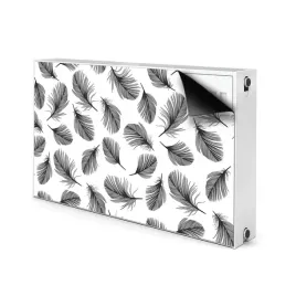 maskownica-na-grzejnik-100x60-piora-czarno-biale