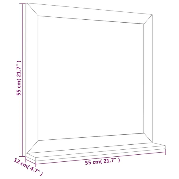 lustro-scienne-55x55-cm-lite-drewno-orzechowe-wykonanie-gotowe-stan-nowy