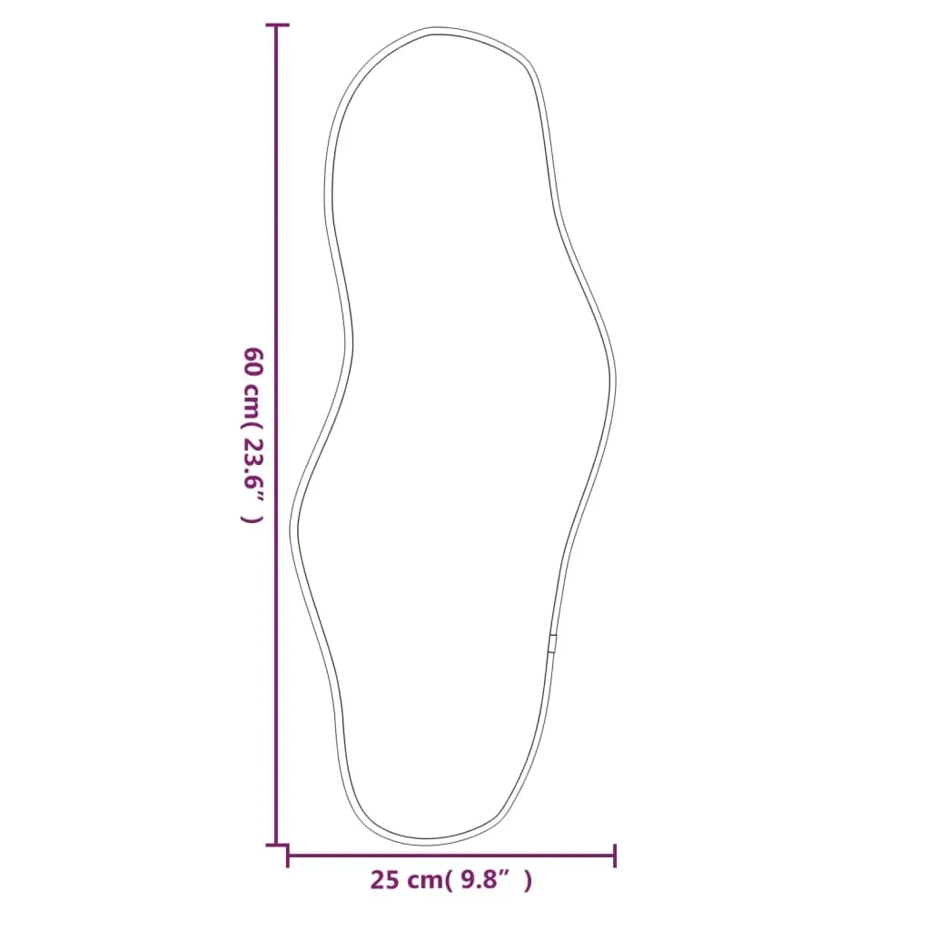 lustro-scienne-czarne-60x25-cm