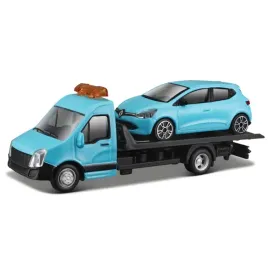 street-fire-flatbed-transport-w-renault-clio-blue-1-43