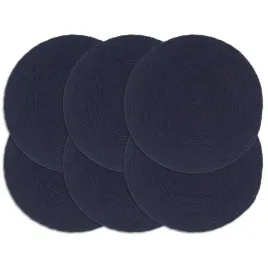 maty-na-stol-6-szt-gladkie-granatowe-38-cm-okragle