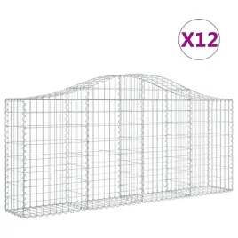 kosze-gabionowe-12-szt-200x30x80-100-cm-galwanizowane-zelazo