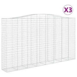 kosze-gabionowe-3-szt-400x50x220-240-cm-galwanizowane-zelazo
