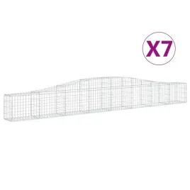 kosze-gabionowe-7-szt-400x30x40-60-cm-galwanizowane-zelazo
