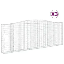 kosze-gabionowe-3-szt-400x30x140-160-cm-galwanizowane-zelazo