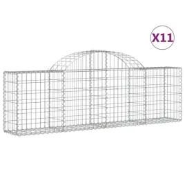 kosze-gabionowe-11-szt-200x30x60-80-cm-galwanizowane-zelazo