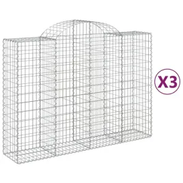 kosze-gabionowe-3-szt-200x50x140-160-cm-galwanizowane-zelazo