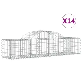 kosze-gabionowe-14-szt-200x50x40-60-cm-galwanizowane-zelazo