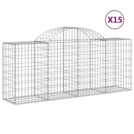 kosze-gabionowe-15-szt-200x50x80-100-cm-galwanizowane-zelazo