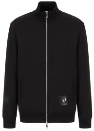 bluza-meska-armani-exchange-czarna-rozpinana-z-malym-logo-xxl