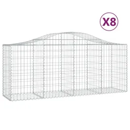 kosze-gabionowe-8-szt-200x50x80-100-cm-galwanizowane-zelazo