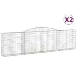kosze-gabionowe-2-szt-400x30x100-120-cm-galwanizowane-zelazo