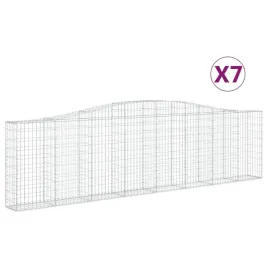 kosze-gabionowe-7-szt-400x30x100-120-cm-galwanizowane-zelazo