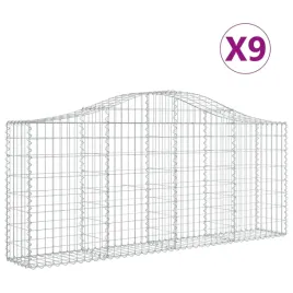 kosze-gabionowe-9-szt-200x30x80-100-cm-galwanizowane-zelazo