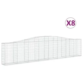 kosze-gabionowe-8-szt-400x30x80-100-cm-galwanizowane-zelazo