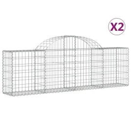 kosze-gabionowe-2-szt-200x30x60-80-cm-galwanizowane-zelazo