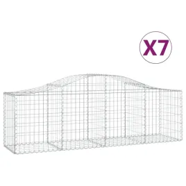 kosze-gabionowe-7-szt-200x50x60-80-cm-galwanizowane-zelazo