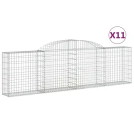kosze-gabionowe-11-szt-300x30x80-100-cm-galwanizowane-zelazo