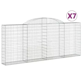 kosze-gabionowe-7-szt-300x30x120-140-cm-galwanizowane-zelazo