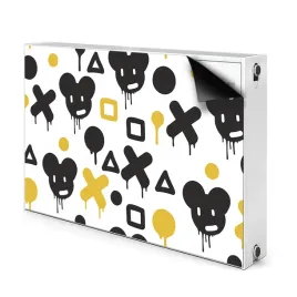 magnes-na-kaloryfer-90x60-graffiti-czarne-i-zolte