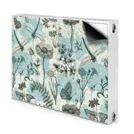 stylowy-magnes-na-kaloryfer-80x60-kwiaty-i-wazki
