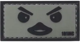 emblemat-naszywka-3d-pvc-duckface-szara
