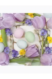 serwetki-daisy-pol-mak-33x33-wielkanoc-flowers-frame-with-pastel-eggs