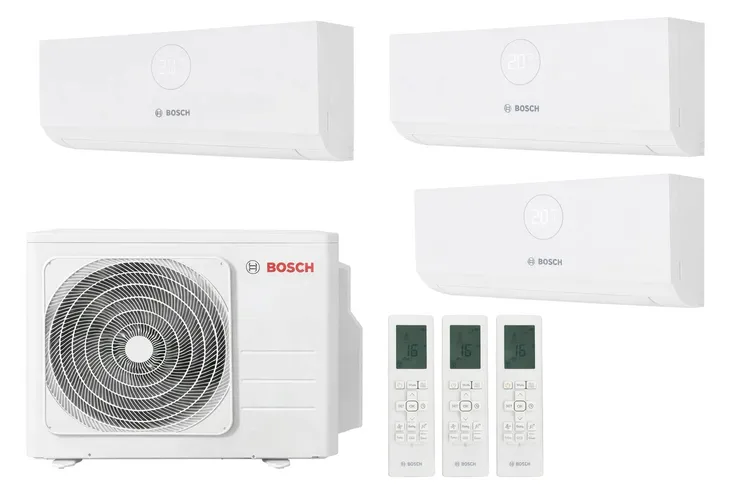 KLIMATYZACJA ŚCIENNA Bosch Climate 5000 Zestaw Multi Split 3x CL3000