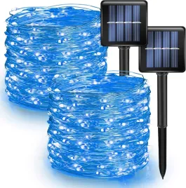 lampki-solarne-2x-10-m-100-led-niebieskie-druciki-ogrodowe-balkonowe-8-tryb