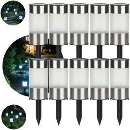 lampa-solarna-ogrodowa-led-slupek-wbijana-w-grunt-zestaw-10-sztuk-srebrna