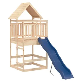 drewniany-plac-zabaw-z-wieza-zjezdzalnia-niebieska-275x127x264-cm