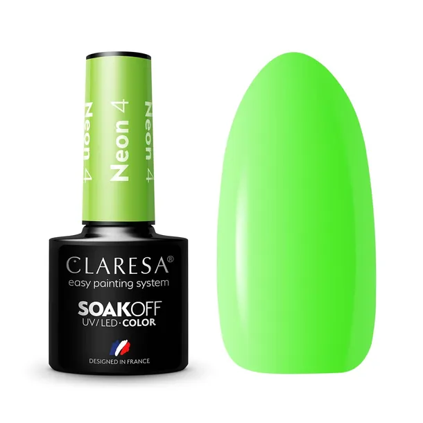 Claresa Lakier hybrydowy NEON 4 - 5g