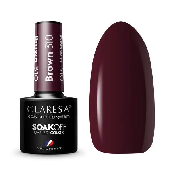Claresa Lakier hybrydowy BROWN 310 - 5g