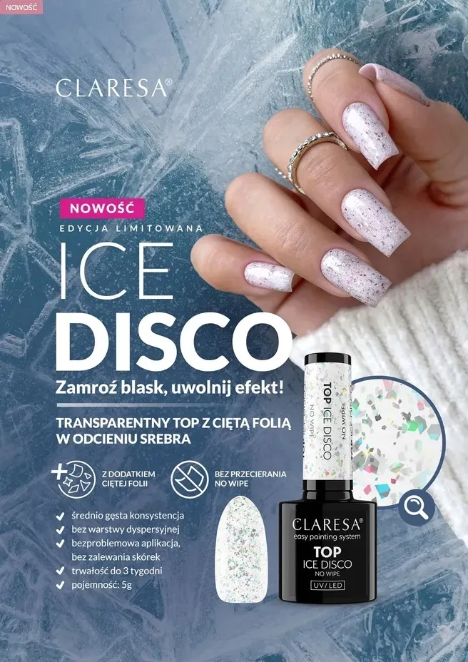 claresa-top-no-wipe-ice-disco-5g-stan-nowy