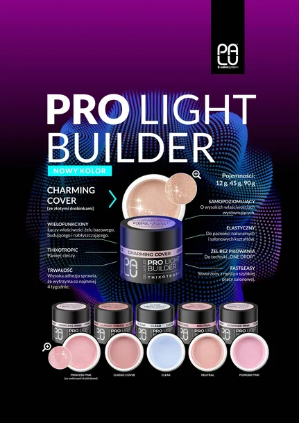 palu-zel-budujacy-pro-light-builder-charming-cover-90g-stan-nowy-stan-opakowania-oryginalne
