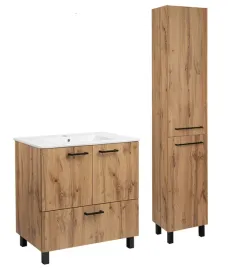 zestaw-do-lazienki-80cm-szafka-z-umywalka-slupek-40cm-dab-wotan