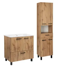 zestaw-do-lazienki-80cm-szafka-z-umywalka-slupek-50cm-dab-wotan