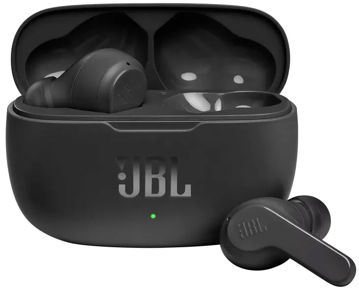 Słuchawki WAVE 200 TWS Bluetooth Bezprzewodowe Dokanałowe Czarne 5H Etui