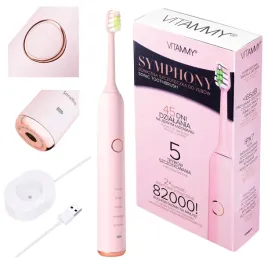 szczoteczka-soniczna-elektryczna-do-zebow-vitammy-symphony-rozowa-5trybow