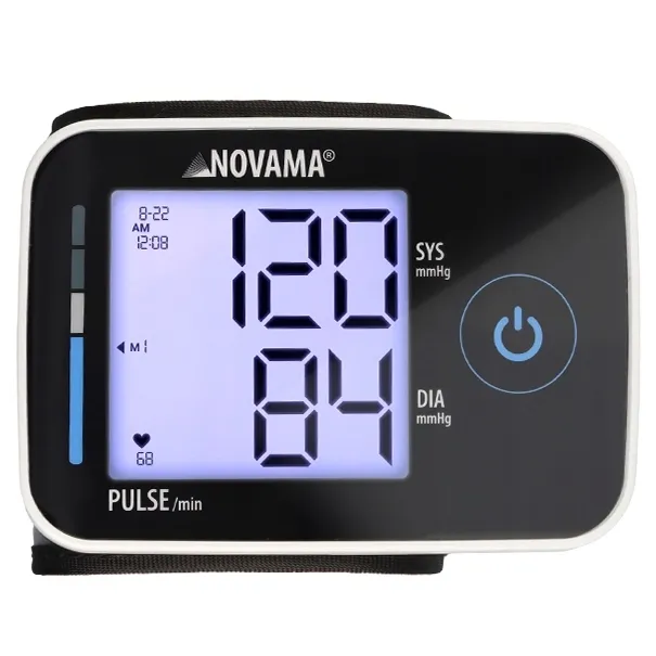 CIŚNIENIOMIERZ NADGARSTKOWY ELEKTRONICZNY ARYTMIA ESH NOVAMA WRISTPRIME BLC