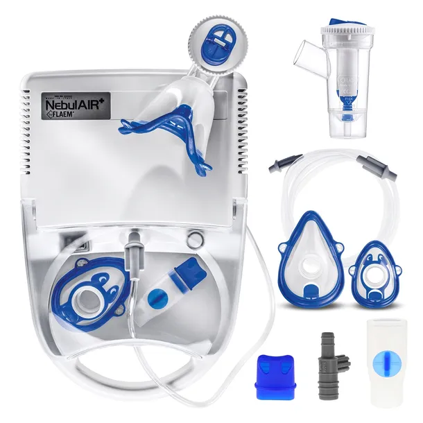 INHALATOR DLA DZIECI PNEUMATYCZNO-TŁOKOWY FLAEM NEBULAIR+ NEBULIZATOR RF7