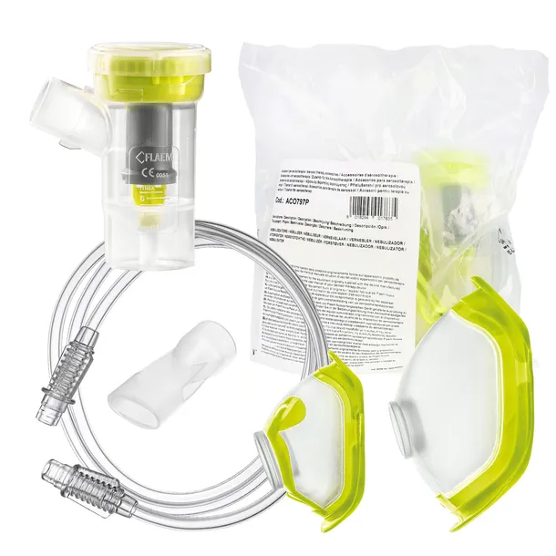 NEBULIZATOR ZESTAW DO NEBULIZACJI INHALACJI 2 MASKI NOVAMA FAMILINO RF8 EVO
