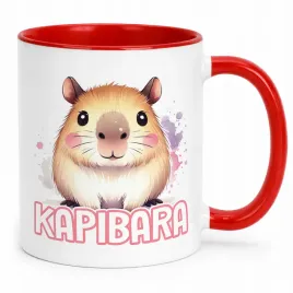 kubek-czerwony-kapibara-capybara-zwierzak-slodki-dla-dzieci-prezent