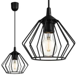 lampa-wiszaca-zyrandol-brylant-led-czarna-metalowa-e27-loft
